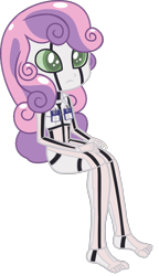 Size: 1724x3000 | Tagged: safe, derpibooru import, edit, sweetie belle, sweetie bot, equestria girls, barefoot, feet, floppy disk, simple background, solo, transparent background, vector