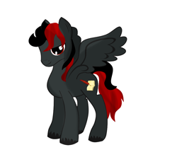 Size: 900x800 | Tagged: safe, artist:pedrohander, derpibooru import, oc, oc only, oc:dead ink, pegasus, pony, male, simple background, solo, stallion, vector, white background