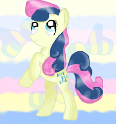 Size: 940x1000 | Tagged: safe, artist:chanceyb, derpibooru import, bon bon, sweetie drops, pony, solo