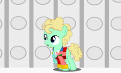 Size: 910x548 | Tagged: safe, artist:fedora, doctor whooves, colt, doctor who, frock coat, sixth doctor, solo, tardis