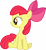 Size: 4091x4401 | Tagged: dead source, safe, artist:overdriv3n, derpibooru import, apple bloom, absurd resolution, adorabloom, cute, simple background, sitting, solo, transparent background, vector