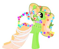 Size: 722x600 | Tagged: safe, artist:mlploverandsoniclover, oc, oc only, flower, solo, spring, updated, wings