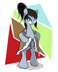 Size: 1024x1280 | Tagged: safe, artist:turtlefarminguy, derpibooru import, pony, bipedal, korra, ponified, solo, the legend of korra