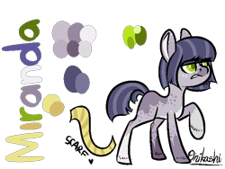 Size: 640x480 | Tagged: safe, artist:onikashi, derpibooru import, oc, oc only, earth pony, pony, female, mare, reference sheet, solo