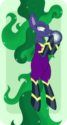 Size: 1695x3140 | Tagged: safe, artist:daydreamsyndrom, derpibooru import, mane-iac, pony, mane, solo