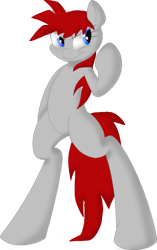 Size: 593x942 | Tagged: safe, artist:php59, derpibooru import, oc, oc only, oc:galick star, earth pony, pony, bipedal, blank flank, simple background, solo, standing, transparent background