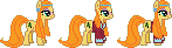 Size: 294x82 | Tagged: safe, artist:anonycat, desktop ponies, pixel art, simple background, transparent background, wheat grass, wip