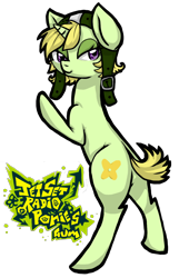 Size: 900x1400 | Tagged: safe, artist:grandifloru, derpibooru import, gum, jet set radio, ponified, solo