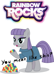 Size: 1313x1794 | Tagged: safe, artist:lisa-1, derpibooru import, maud pie, equestria girls, rainbow rocks, pun, rock pun, solo