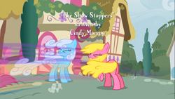 Size: 1366x768 | Tagged: safe, screencap, cherry berry, linky, scootaloo, shoeshine, the show stoppers