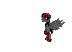 Size: 3600x2600 | Tagged: safe, derpibooru import, oc, oc only, oc:the shadow phoenix, pony, pony creator, bad cropping, bipedal, donut steel, solo, you've got to be kidding me