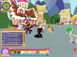 Size: 1024x768 | Tagged: safe, screencap, pegasus, pony, unicorn, legends of equestria, video game