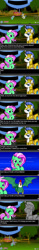 Size: 300x1920 | Tagged: safe, artist:marcusmaximus, minty, cockatrice, blimp, comic, everfree forest, fresh minty adventure, game, minty fresh adventure, petrification, pony platforming project, royal guard, statue