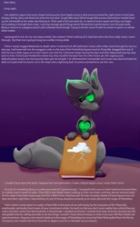 Size: 1181x1920 | Tagged: safe, artist:severus, derpibooru import, oc, oc only, oc:malachite, comic:all that glitters, comic, kitsune, stories from the front, text, tumblr