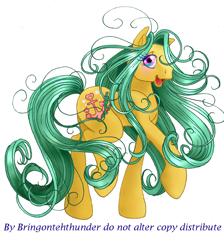 Size: 600x670 | Tagged: safe, artist:kiss-the-thunder, earth pony, pony, g3, anchors away, solo