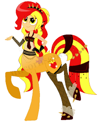 Size: 458x569 | Tagged: safe, artist:sakurablitz, oc, oc only, oc:fire heart, centaur, heart, solo