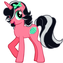 Size: 500x500 | Tagged: safe, artist:videogamecrocodile, derpibooru import, oc, oc only, oc:floral shoppe, pony creator, album parody, macintosh plus, ponified, simple background, solo, transparent background, vector