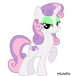 Size: 4000x4309 | Tagged: safe, artist:mixiepie, derpibooru import, sweetie belle, pony, unicorn, female, older, older sweetie belle, simple background, solo, transparent background, vector