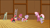 Size: 1366x768 | Tagged: safe, screencap, apple bloom, cheerilee, scootaloo, spike, sweetie belle, dragon, the show stoppers, bandana, clothes, cutie mark crusaders, face paint, show stopper outfits