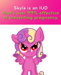 Size: 222x274 | Tagged: safe, derpibooru import, princess skyla, alicorn, pony, advertisement, filly, solo