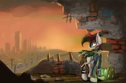 Size: 741x485 | Tagged: safe, artist:infernal69, derpibooru import, oc, oc only, fallout equestria, solo, tumblr