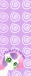 Size: 1624x4000 | Tagged: safe, artist:cosmicponye, derpibooru import, sweetie belle, bookmark, solo