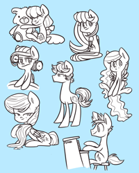 Size: 2000x2500 | Tagged: safe, artist:looji, oc, oc only, pony, sketch dump