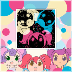 Size: 1000x1000 | Tagged: safe, artist:jdan-s, derpibooru import, apple bloom, scootaloo, sweetie belle, human, alternate hairstyle, beatmania iidx, cute, cutie mark crusaders, humanized, jubeat, konami, kors k, pigtails, reflec beat