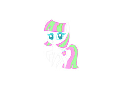 Size: 1024x744 | Tagged: safe, artist:larissagrifondoro, derpibooru import, blossomforth, pegasus, pony, female, mare, solo, wings