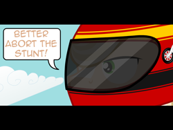 Size: 640x480 | Tagged: safe, artist:aha-mccoy, derpibooru import, oc, oc only, oc:jay aaron mclovin, pony, nopony-ask-mclovin, helmet, male, motorcycle helmet, solo, speech bubble, stallion