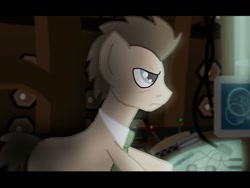 Size: 1024x768 | Tagged: safe, artist:biosonic100, derpibooru import, doctor whooves, necktie, solo