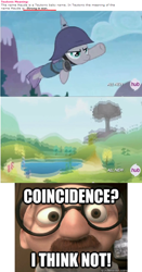 Size: 528x1007 | Tagged: safe, edit, edited screencap, screencap, maud pie, maud pie (episode), caption, coincidence i think not, pickelhaube, the incredibles, war, world war i