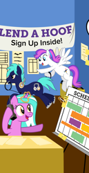 Size: 2000x3867 | Tagged: safe, artist:masem, derpibooru import, oc, oc only, oc:blank canvas, oc:hoof beatz, oc:mane event, bronycon, bronycon mascots, cables, hoofevent, vector, walkie talkie, whiteboard