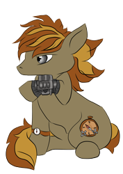 Size: 4961x7016 | Tagged: safe, artist:holyhell111, derpibooru import, oc, oc only, fallout equestria, absurd resolution, copper compass, pipbuck, request, watch