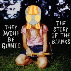 Size: 500x500 | Tagged: safe, artist:homfrog, oc, oc:ruby, human, 2011, album cover, irl, irl human, john henry, photo, story of the blanks, they might be giants