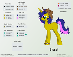 Size: 3320x2600 | Tagged: safe, artist:th3wisepony, derpibooru import, oc, oc only, oc:sissel, pony creator, blank flank, reference sheet, solo