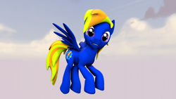 Size: 3840x2160 | Tagged: safe, artist:jayriavieock, oc, oc only, pegasus, pony, 3d, floating, solo, source filmmaker