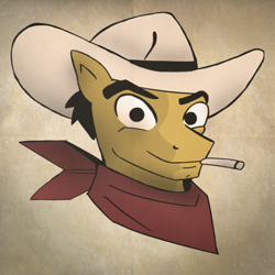 Size: 700x700 | Tagged: safe, artist:rauhfasertapete, edit, fallout, fallout: new vegas, ponified, solo, victor