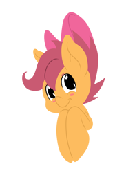 Size: 776x988 | Tagged: safe, artist:thepiplup, scootaloo, pegasus, pony, female, filly, simple background, solo, transparent background