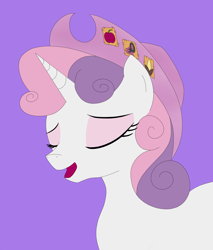 Size: 1090x1280 | Tagged: safe, artist:fleshsong, sweetie belle, hat, older, solo