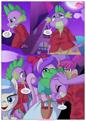 Size: 1200x1696 | Tagged: safe, artist:bbmbbf, spike, anthro, comic:how to discipline your dragon, comic, equestria untamed, palcomix