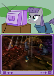 Size: 504x711 | Tagged: safe, maud pie, maud pie (episode), conker's bad fur day, exploitable meme, meme, obligatory pony, rareware, tv meme