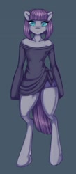 Size: 400x921 | Tagged: dead source, safe, artist:misukitty, maud pie, semi-anthro, maud pie (episode), solo