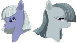 Size: 1429x806 | Tagged: safe, artist:xaidon, limestone pie, marble pie, pony, mane