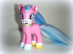 Size: 902x676 | Tagged: safe, cat pony, original species, g4, brushable, custom, ebay, irl, lego, nightmare fuel, photo, ponified, solo, the lego movie, toy, unikitty