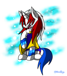 Size: 500x568 | Tagged: safe, artist:djmoonray, digital art, ponified, smokescreen, solo, transformers, transformers prime