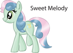 Size: 795x577 | Tagged: safe, artist:sir voidgod lovefairy, oc, oc only, oc:sweet melody, magical lesbian spawn, offspring, parent:bon bon, parent:lyra heartstrings, parents:lyrabon, raised leg, simple background, smiling, solo, transparent background, walking