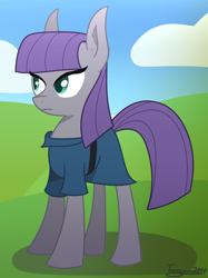 Size: 1068x1431 | Tagged: safe, artist:tarragon2000, maud pie, earth pony, pony, maud pie (episode), clothes, female, mare, solo