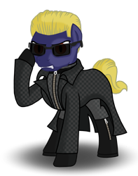 Size: 3000x3800 | Tagged: safe, artist:drako1997, albert wesker, ponified, resident evil, solo