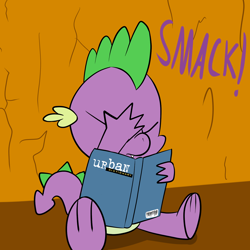 Size: 1280x1280 | Tagged: safe, spike, dragon, ask-stoner-spike, facepalm, out of context, solo, stoner spike, urban dictionary